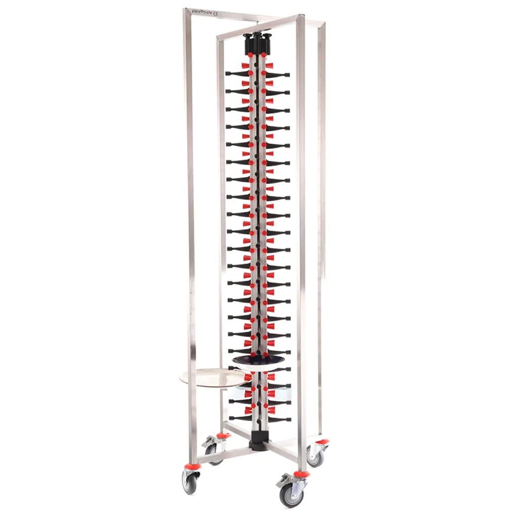 Tellerwagen für 84 Teller, klappbar